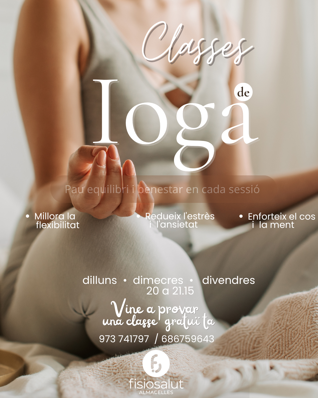 Classes de ioga a Centre Fisiosalut